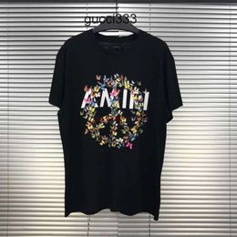 amirirlies Fashion amari amirl amirlies am Letter amis imiri amiiri men Printing women luxury designer Fashion Brand Clothing Tees Am Tshirt Couples Butterfl