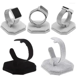 Jewelry Pouches Velvet Watch Stand C-Shaped Design Bracelet Bangle Display Rack Holder Props Drop Ship