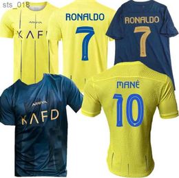 Soccer Jerseys Al Nassr Fc Ronaldo 2023 2024 Home Yellow Away 23 24 Cr7 Gonzalo Martinez Talisca Ghislain Konan Vincent Aboubakar MenH240308