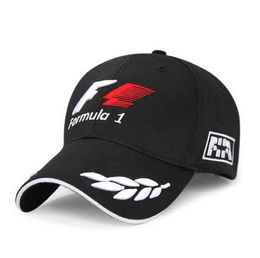 Spring and summer mens and womens outdoor sports baseball cap F1 racing cap wheat ear embroidered duck tongue cap sunscreen sun hat