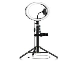Tall Ring Light with Tripod Stand Phone Holder LED Circle Lamp Ringlight for Pography Selfie Makeup Video on YouTube Tiktok5565298