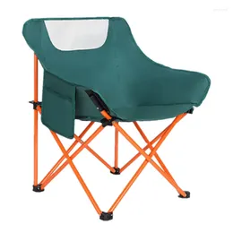 Camp Furniture Portable Outdoor Camping Folding Chair Moon Picnic Car Easy To Carry Use High Load Bearing 100KG