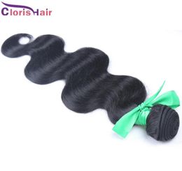 Raw Indian Virgin Hair 1 Bundle Unprocessed Body Wave Hair Weaves Cheap Wet And Wavy Remy Human Hair Extensions Whole Online1291394