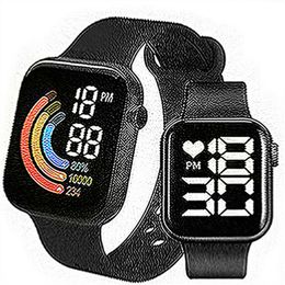 For Xiaomi NEW Smart Watch Men Women Smartwatch LED Clock Watch Waterproof Wireless Charging Silicone Digital Sport Watch A477