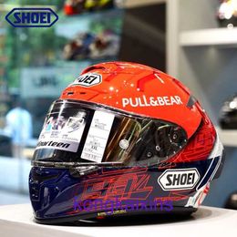 SHOEI high end for Top professional motorcycle helmet Japan SHOEI X14 Track Helmet Cat Second Generation Grey Ant Red Full Motorcycle 1:1 original quality and logo