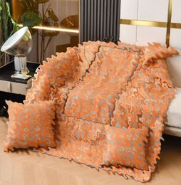 High-end Pillow and Quilt Dual-Use Summer Office Nap Pillow Folding Air Conditioner Quilt Two-in-One Car Back Cushion