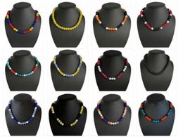 Titanium Sport Accessories 100pcs retail bead Phillies reliever Jose Alvarado Softball Baseball Bensalem woman trades necklaces assorted colors 18'' 20'' 22''