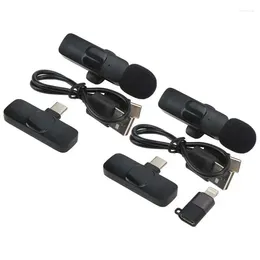 Microphones Lavalier Microphone Wireless Strong Compatibility For Mobile Phones Computers Tablets