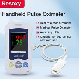 Baby Monitor Camera Resolution Medical Handheld Pulse Oximeter for Newborn Children Adult HR with Memory Q240308