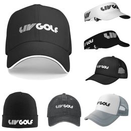 Golf Tournament Liv Baseball Caps Accessories Vintage Cap Unisex Outdoor Adjustable Fit 240227