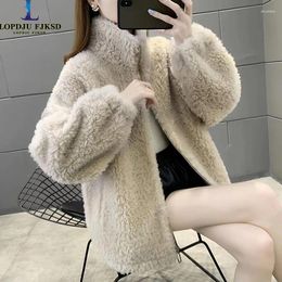 Women's Trench Coats Winter Faux Fur Cotton Casual Jacket Female Loose Thicken Warm Clothes High Quality Promotion Fashion