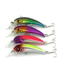 HENGJIA 6 Colours Minnow Wobbles Length 9CM Weight 6G Fishing Lure Hard Bait Artificial Vivid Swimming Fishing Lure Tackle2063401