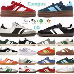 Designer platform Running shoes Campus 00s casual sneakers mens OG Trainers Bold Vegan White Black Gum Pink Glow Dark Green luxurys indoor shoes 00