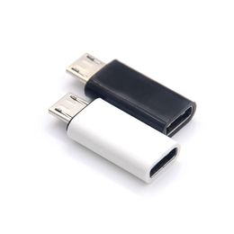USB C to Micro USB Adapter Type C Female to Micro-USB Male OTG Convert Connector Support Charge Data Sync