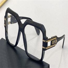 fashion design eyewear 623 leather version square large frame retro optical glasses simple and versatile style men top quality eye247q