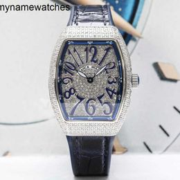 Swiss Watch Franck Muller Watches Automatic Box Certificate Frank Womens Yacht Series V32 Rear Inlaid English Movement for Women