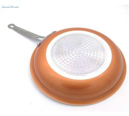 Cookware Round Non stick Copper Frying Pan With Ceramic Coating And Induction Cooking oven dishwa jllzyD yummyshop2671789