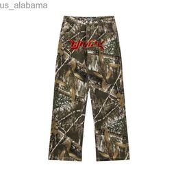 Men's Pants Pants Embroidery Leopard Mens Trousers Pockets Track 240308