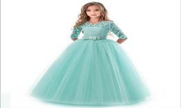 Kids Bridesmaid Lace Girls Dress For Wedding and Party Dresses Evening Christmas Girl long Costume Princess Children Fancy 6 14Y 21450169