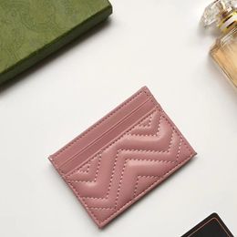 Klassisk designer unisex plånbok damer och herrar äkta läderkortshållare myntväska