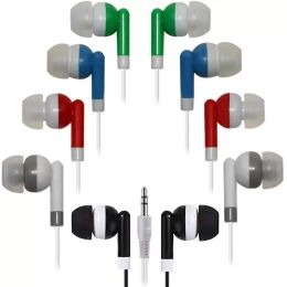 disposable earphones headphone headset for bus train or plane one time use Low Cost Earbuds For School Hotel Gyms ZZ