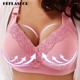 Bras Plus Size Bra Sexy Bralette Crop Top Women Lace Underwear Push Up Bh Female Lingerie Convertible Straps Brassiere