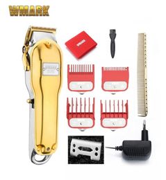 NG WMARK Allmetal Cordless Hair Clipper Cutting Machine Electric Trimmer 2500mAh Cutter Golden Color 2201192925127