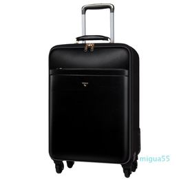 22suitcase Famous Designer Metal Luggage Aluminum Alloy Carry-Ons Rolling LugThicker Travel Suitcase Protgage Suitcase High Streng225H