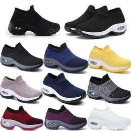 Large size men women shoes cushioned flying woven sports shoes foot covers foreign trade casual shoes GAI socks shoes fashionable versatile 35-44 54 XJXJ