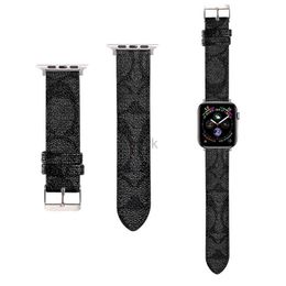 Bands Watch Universal Watchband For Watch Bands Smartwatch Band Strap Series 1 2 3 4 5 6 7 S1 S2 S3 S4 S5 S6 S7 SE PU Cow Leather Designer Smart Watches Straps US 240308