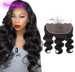 Brazilian Virgin Hair 13X6 Lace Frontal Body Wave Ear To Ear Pre Plucked Human Hair 13 By 6 Frontals 1024inch9540980