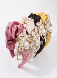 Affordable Luxury Designer Hair Band Diamond Pearl Headband Vintage Head Bands Hairstyle Accessories For Ladies F31771123565
