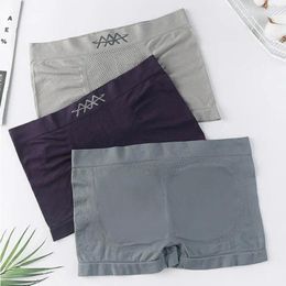 Underpants Fine Lines Men Shorts Panties Breathable Briefs High Elastic Seamless Men's Sports Underwear With Honeycomb Bags For Active