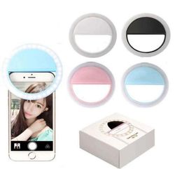 Manufacturer charging LED flash beauty fill selfie lamp outdoor selfie ring light rechargeable for all mobile phone8981826