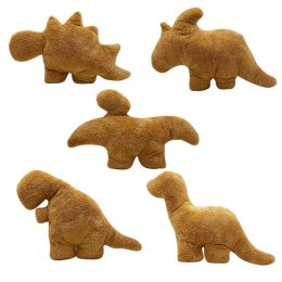 chicken nuggets dinosaur plush toys Children's games Playmates Holiday gifts room decor