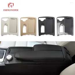 Interior Accessories LHD Central Armrest Drink Cup Holder Shutter Outer Frame Panel For Mercedes Benz C E Class W204 W207 W212 C180 C200