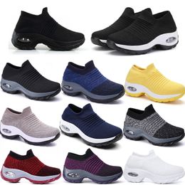 Large size men women shoes cushioned flying woven sports shoes foot covers foreign trade casual shoes GAI socks shoes fashionable versatile 35-44 53