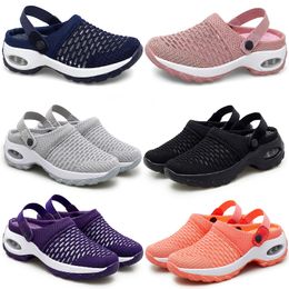 Spring Summer New Half Slippers Cushioned Korean Women's Shoes Low Top Casual Shoes GAI Breathable Fashion Versatile 35-42 51 XJ