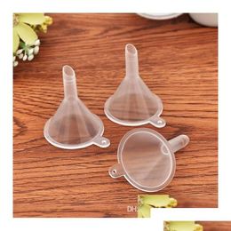 Perfume Bottle Per Small Funnels Wholesale Plastic For Liquid Oil Filling Empty Packing Tool Drop Delivery Health Beauty Fragrance D Dh8If