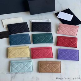 Womens Classic Mini Flap Quilted Purse Bags Caviar Luxurys Designers Folding Wallet Change Wallet Gold Hardware Fashion Coin Purse240y