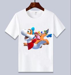 new Summer trendy children039s clothing cartoon character men and women children children039s Tshirt round neck short sleev7547685