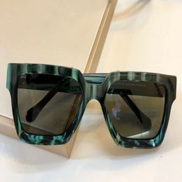 Millionaire-Sonnenbrille für Herren, quadratisch, blauer Marmor, 96006, modischer, beliebter Sonnenbrillenstil mit Box277C