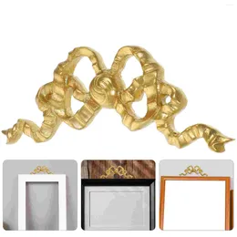 Frames Gold Decor Bow Decoration Resin Hanging Home Wall Ornaments Furniture Decorations Bedroom