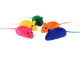 Dog Cat Playing Mics Squeak Noise Toy Lovely Rat Toy Mice False Mouse Bauble Multicolors5209916