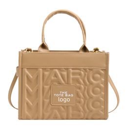 Top Quality 2024 New Designer Marcs European and American Letter Tote Bag Single Luxurious Shoulder Bag Large Capacity Crossbody Handbag Womens Bag