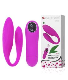 PrettyLove Waterproof Silicone C Type Remote Control Clitoral G Spot Couples USB Clit Vibrators Adult Sex Toy for Woman Men q19723561