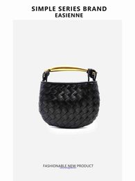 Brand Bottgs's Vents's sardine Tote bags for women online shop Leather woven bag Womens Versatile Advanced 2024 New Handheld Dumpling Bag One With Real Logo