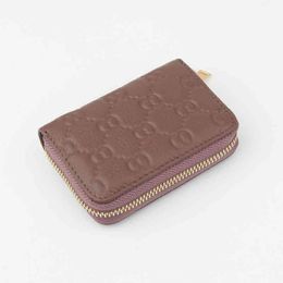 First layer cowhide female card bag hand women's leather driver's Licence certificate multi small change Wallet Purse283T