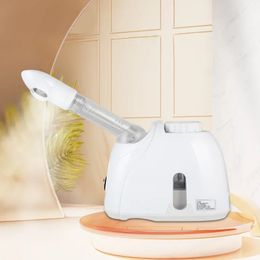 Ozone Steamer Warm Mist Humidifier Face Deep Clean Nano Moisturiser Vaporizer Electric Spa Whitening 240226