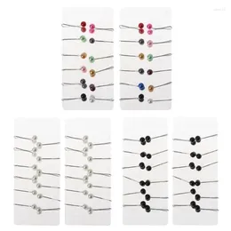 Brooches 24Pcs Muslim Hijab Scarf Pin Pearl Clip Headscarf Shawl Clips Accessories Jewerly Gift